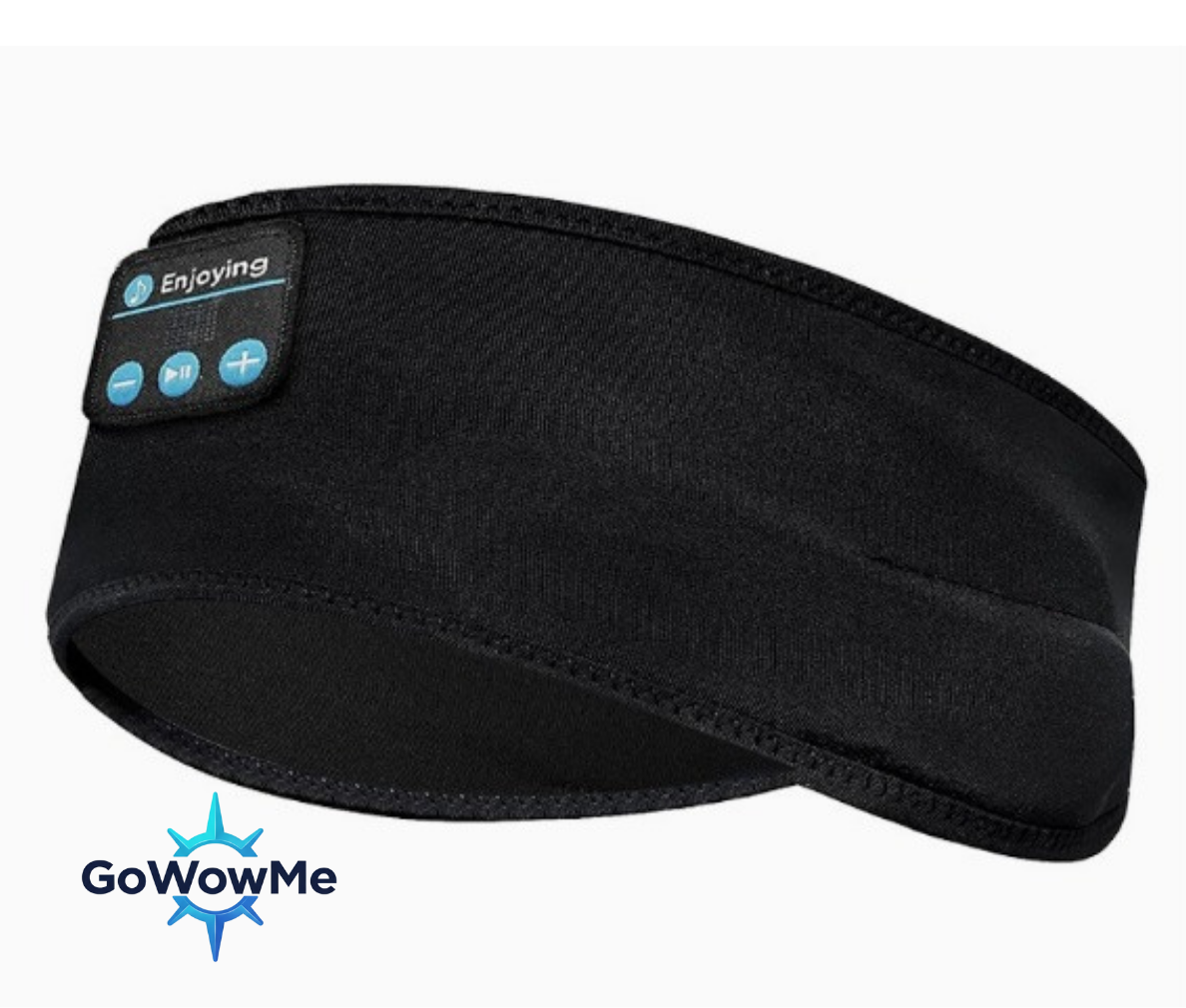 Bluetooth Sleep Headphones & Sports Headband | 3-in-1 Ultra-Soft Wireless Music Mask for Sleeping, Running & Yoga | GoWowMe