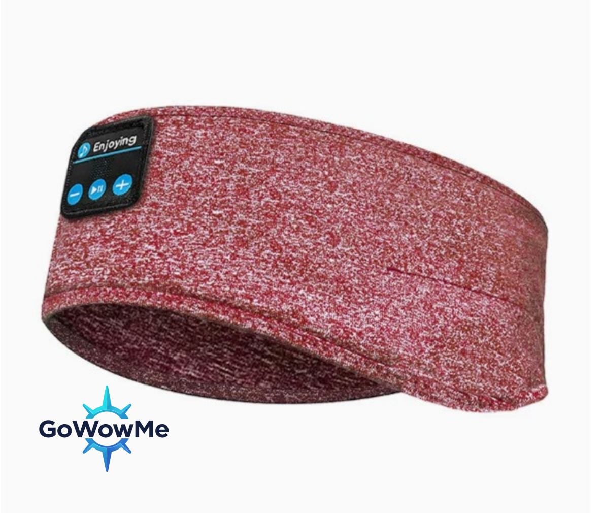 Bluetooth Sleep Headphones & Sports Headband | 3-in-1 Ultra-Soft Wireless Music Mask for Sleeping, Running & Yoga | GoWowMe