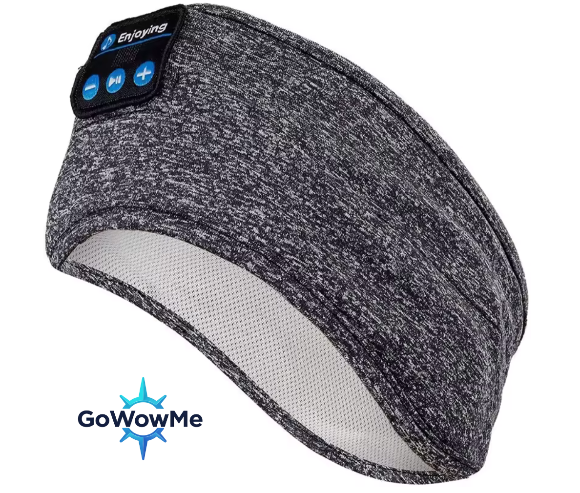 Bluetooth Sleep Headphones & Sports Headband | 3-in-1 Ultra-Soft Wireless Music Mask for Sleeping, Running & Yoga | GoWowMe